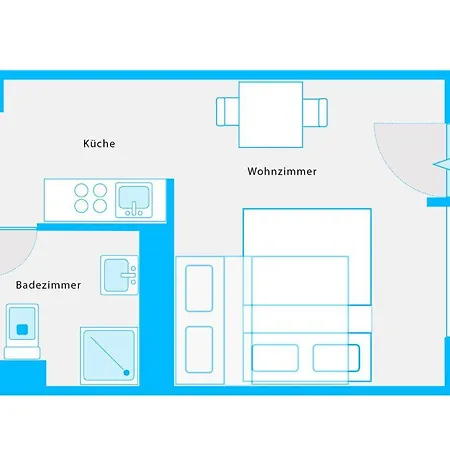 The Koburger Vh, For Up To 4 With High Bed Berlin